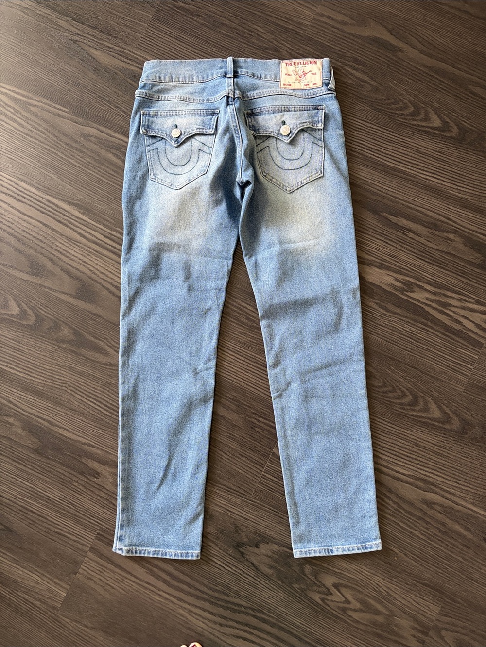 True Religion Geno Light Blue Slim Straight Men's Jeans